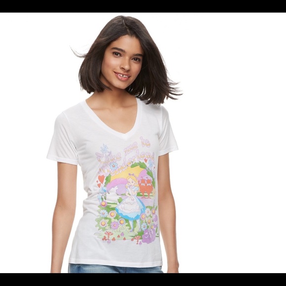 Disney Alice in Wonderland Graphic T-shirt Size Medium Take me to Wonderland - Picture 5 of 5
